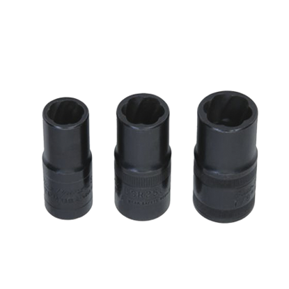 Picture of Snap-on LSR2500PLUS Damaged Lug Nut and Wheel Lock Removal Flip Twist Socket Set 3pc